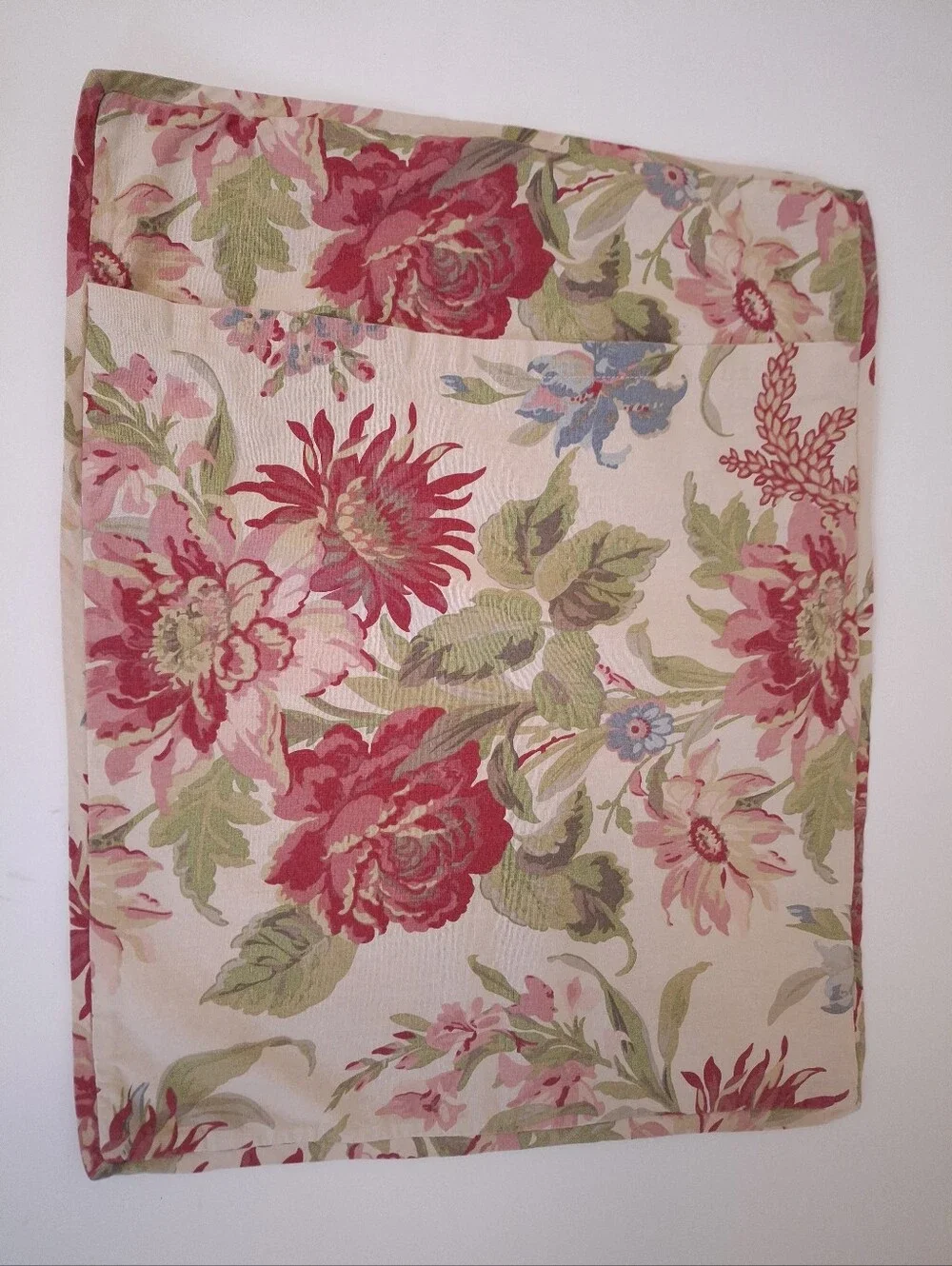 Pottery Barn Marla Floral Print Linen Blend Standard Pillow Sham